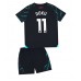 Manchester City Jeremy Doku #11 Barnkläder Tredje matchtröja till baby 2023-24 Kortärmad (+ Korta byxor) Billigt